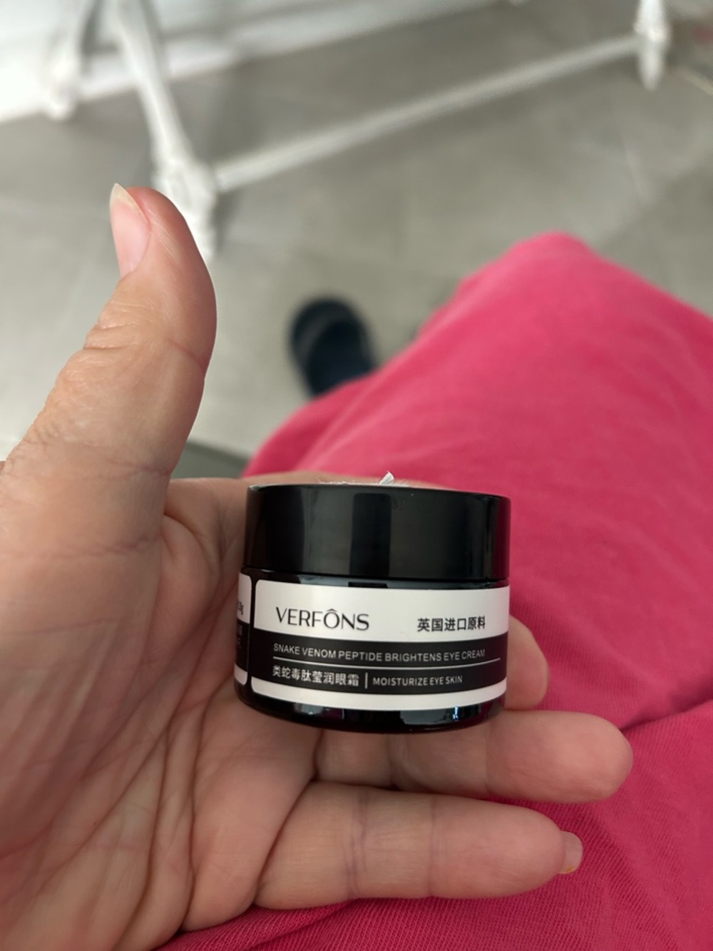 Pink Brightening Snake Venom Eye Cream